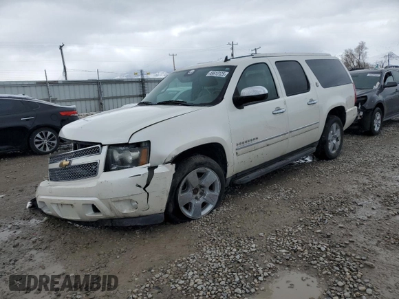 2010 Chevrolet Suburban LTZ with VIN 1GNUKKE37AR274407, listed as a Copart auction lot 49613125 with 195,184 mi miles and Salvage Title. Bid and sale history available at carsss.com. Image 1.