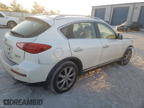 2017 Infiniti QX50 with VIN JN1BJ0RR9HM411752, listed as a Copart auction lot 76540514 with 110,546 mi miles and Salvage Title. Bid and sale history available at carsss.com. Image 3.