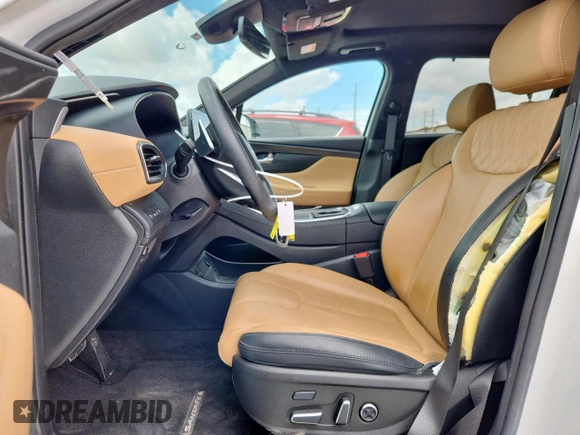 2023 Hyundai Santa Fe Calligraphy z VIN 5NMS5DAL0PH552148, wystawiony jako Copart lot #63868585 z przebiegiem 8 733 mil mil oraz Szkoda całkowita • Salvage title. Historia ofert i sprzedaży dostępna na DreamBid. Obrazek 7.