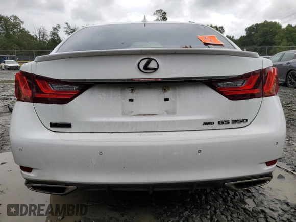 2015 Lexus GS 350 with VIN JTHCE1BL9FA007607, listed as a Copart auction lot 73592044 with 117,856 mi miles and Salvage Title. Bid and sale history available at carsss.com. Image 6.