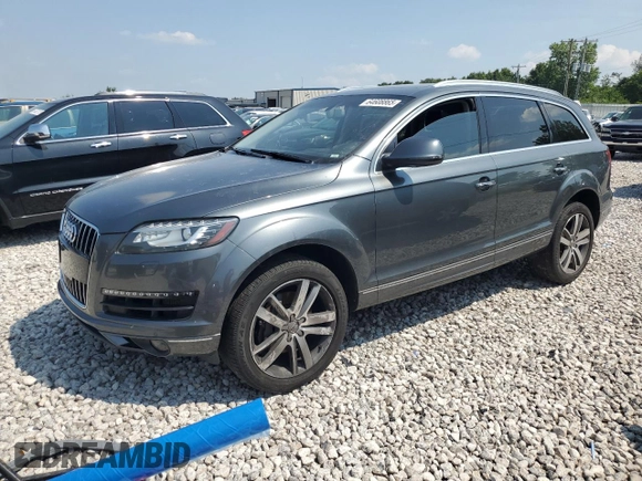 2012 Audi Q7 Premium Plus with VIN WA1LMAFEXCD007281, listed as a Copart auction lot 64608865 with 155,575 mi miles and Clean title. Bid and sale history available at DreamBid. Image 1.