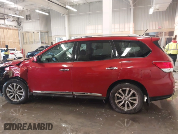 2016 Nissan Pathfinder Platinum z VIN 5N1AR2MM1GC617754, wystawiony jako IAAI lot #41387899 z przebiegiem 105 936 mil mil oraz . Historia ofert i sprzedaży dostępna na DreamBid. Obrazek 14.
