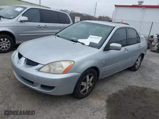 2004 Mitsubishi Lancer LS with VIN JA3AJ36E44U020349, listed as a IAAI auction lot 41714325 with 1 mi miles. Bid and sale history available at carsss.com. Image 2.