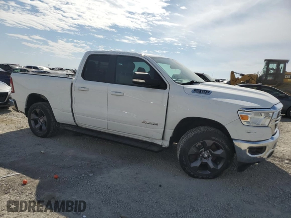 2021 Ram 1500 Big Horn with VIN 1C6SRFBT3MN796610, listed as a Copart auction lot 47459625 with 67,078 mi miles and Salvage title. Bid and sale history available at DreamBid. Image 4.