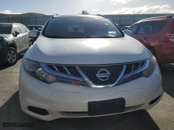 2013 Nissan Murano LE with VIN JN8AZ1MU9DW203392, listed as a Copart auction lot 48985725 with 0 mi miles and Salvage Title. Bid and sale history available at carsss.com. Image 5.