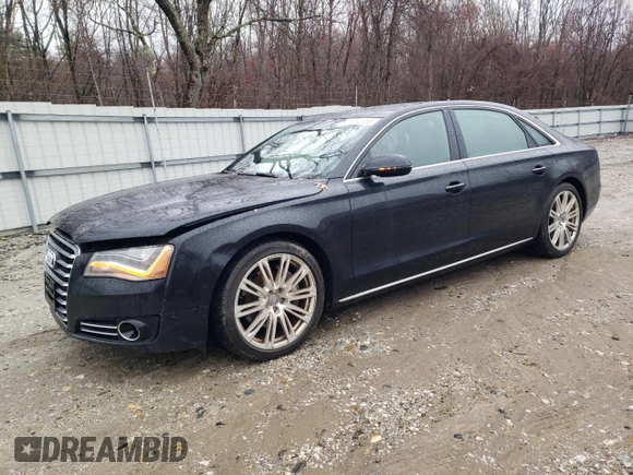 2013 Audi A8 L 3.0L with VIN WAURGAFD5DN017479, listed as a Copart auction lot 52292865 with 225,180 mi miles and Non Repairable. Bid and sale history available at carsss.com. Image 1.