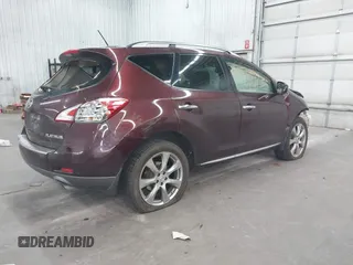 2014 Nissan Murano SV with VIN JN8AZ1MU3EW400818, listed as a IAAI auction lot 40806139 with 135,024 mi miles and . Bid and sale history available at carsss.com. Image 4.