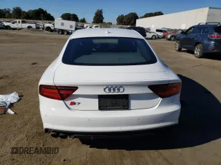 2016 Audi S7 with VIN WAUW2BFCXGN019960, listed as a Copart auction lot 77108064 with 54,635 mi miles and Salvage Title. Bid and sale history available at carsss.com. Image 6.