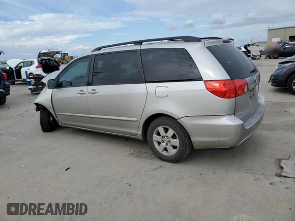 2009 Toyota Sienna XLE with VIN 5TDZK22C29S266893, listed as a Copart auction lot 50829555 with Not provided miles and Salvage title. Bid and sale history available at DreamBid. Image 2.