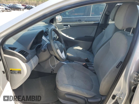 2014 Hyundai Accent GLS with VIN KMHCT4AE7EU638117, listed as a Copart auction lot 49816955 with 189,255 mi miles and Salvage Title. Bid and sale history available at carsss.com. Image 7.