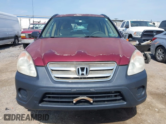 2005 Honda CR-V LX with VIN JHLRD78515C049124, listed as a IAAI auction lot 42160367 with 208,070 mi miles. Bid and sale history available at carsss.com. Image 6.