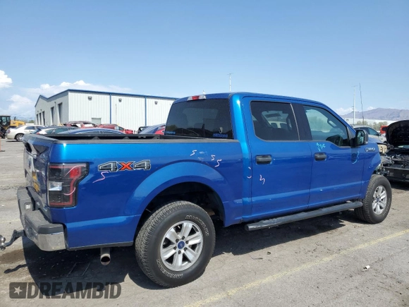 2018 Ford F-150 XL with VIN 1FTEW1EGXJKD26409, listed as a Copart auction lot 59403645 with 122,373 mi miles and Salvage title. Bid and sale history available at DreamBid. Image 3.