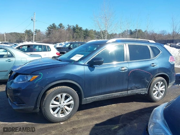2015 Nissan Rogue SV with VIN 5N1AT2MV3FC924237, listed as a IAAI auction lot 41697027 with 139139 miles. Bid and sale history available at carsss.com. Image 14.