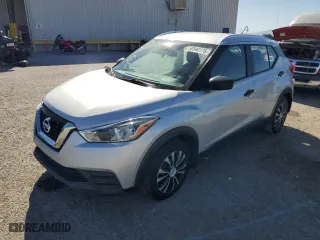 2019 Nissan Kicks S with VIN 3N1CP5CU1KL539921, listed as a Copart auction lot 50540175 with 58,779 mi miles and Salvage Title. Bid and sale history available at carsss.com. Image 1.