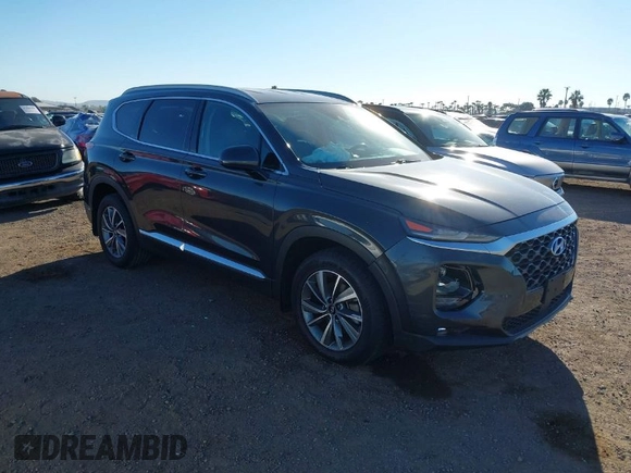 2020 Hyundai Santa Fe SEL w/SULEV with VIN 5NMS33AD7LH184750, listed as a IAAI auction lot 41637769 with 89,166 mi miles. Bid and sale history available at carsss.com. Image 1.