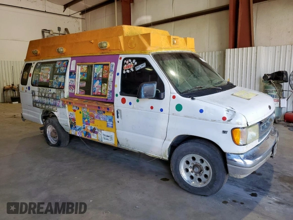 2001 Ford Econoline Passenger XL with VIN 1FBSS31LX1HA03315, listed as a Copart auction lot 65772875 with 108,184 mi miles and Clean title. Bid and sale history available at DreamBid. Image 4.