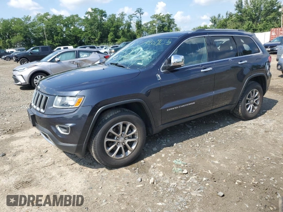 2014 Jeep Grand Cherokee Limited with VIN 1C4RJFBG2EC246927, listed as a Copart auction lot 64079235 with 170,587 mi miles and Clean title. Bid and sale history available at DreamBid. Image 1.