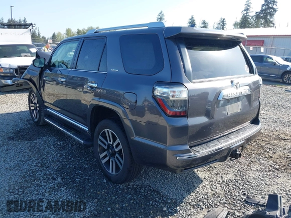 2015 Toyota 4Runner Limited with VIN JTEBU5JR3F5243722, listed as a IAAI auction lot 42111387 with 124,608 mi miles and . Bid and sale history available at carsss.com. Image 3.