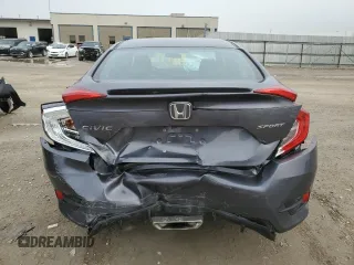 2019 Honda Civic Sport with VIN 2HGFC2F85KH581389, listed as a Copart auction lot 47922085 with 56,050 mi miles and Salvage Title. Bid and sale history available at DreamBid. Image 6.
