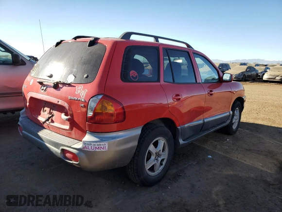 2002 Hyundai Santa Fe GLS with VIN KM8SC13D13U523394, listed as a Copart auction lot 83606674 with 162,835 mi miles and Clean Title. Bid and sale history available at carsss.com. Image 3.