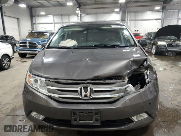 2013 Honda Odyssey Touring with VIN 5FNRL5H90DB071415, listed as a Copart auction lot 52697785 with 200,430 mi miles and Salvage Title. Bid and sale history available at carsss.com. Image 5.