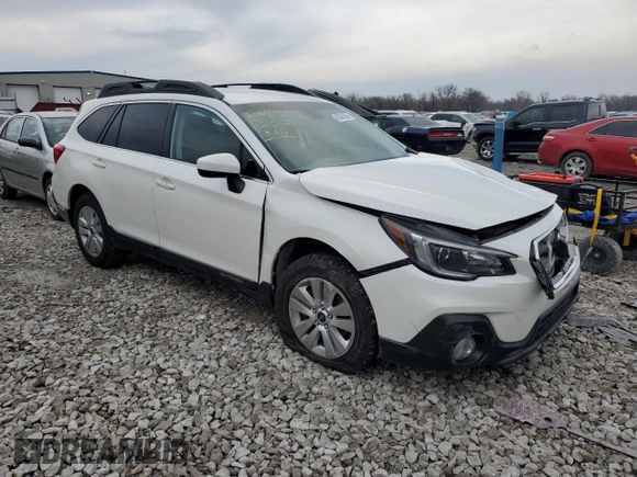 2019 Subaru Outback Premium with VIN 4S4BSAFC0K3305666, listed as a Copart auction lot 86505324 with 83,572 mi miles and Salvage title. Bid and sale history available at DreamBid. Image 4.