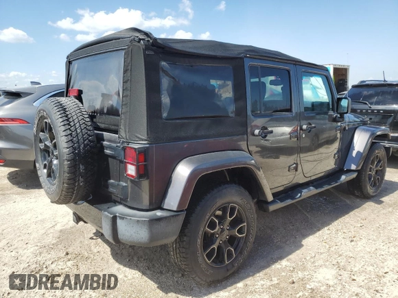 2017 Jeep Wrangler Unlimited Sahara z VIN 1C4BJWEG3HL674913, wystawiony jako Copart lot #73943574 z przebiegiem 46 793 mil mil oraz Szkoda całkowita • Salvage title. Historia ofert i sprzedaży dostępna na DreamBid. Obrazek 3.