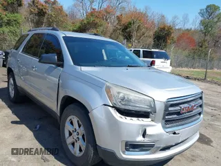2013 GMC Acadia SLE with VIN 1GKKRNED1DJ157161, listed as a IAAI auction lot 41883907 with 156,020 mi miles. Bid and sale history available at carsss.com. Image 1.