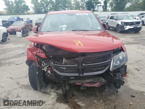 2015 Dodge Journey Crossroad with VIN 3C4PDCGG1FT670028, listed as a Copart auction lot 59700045 with 90,066 mi miles and Salvage title. Bid and sale history available at DreamBid. Image 5.
