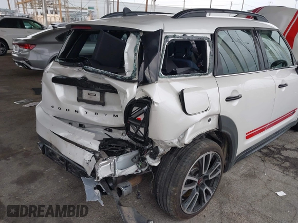 2024 MINI Countryman John Cooper Works with VIN WMZ33BS03R3R53245, listed as a IAAI auction lot 41759752 with 22,574 mi miles and . Bid and sale history available at DreamBid. Image 6.