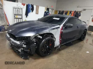 2019 BMW 8 Series M850i xDrive with VIN WBABC4C50KBU95710, listed as a Copart auction lot 85099404 with 58,463 mi miles and Salvage Title. Bid and sale history available at carsss.com. Image 1.