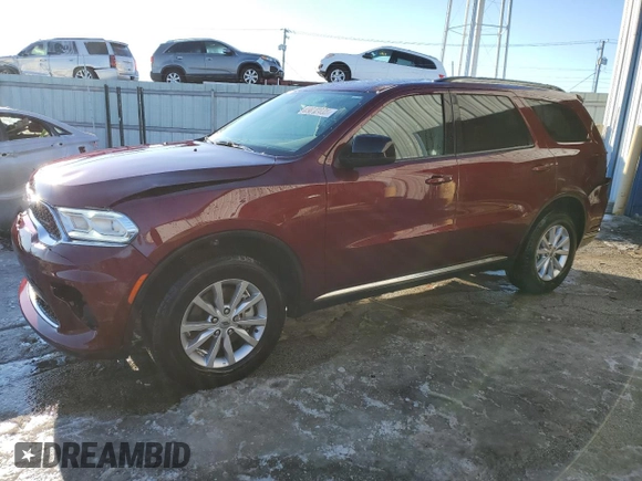2024 Dodge Durango SXT with VIN 1C4RDJAG7RC238114, listed as a Copart auction lot 89012035 with 11,345 mi miles and Salvage title. Bid and sale history available at DreamBid. Image 1.