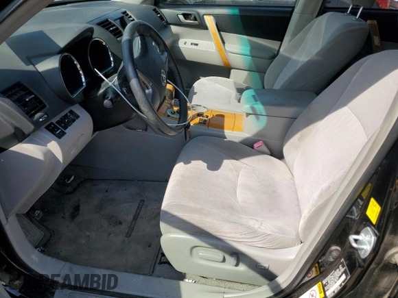 2010 Toyota Highlander Hybrid with VIN JTEBW3EH3A2044387, listed as a Copart auction lot 48630495 with 57,428 mi miles and Salvage Title. Bid and sale history available at carsss.com. Image 7.