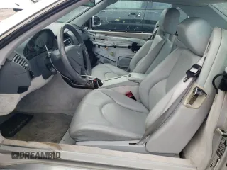 2001 Mercedes-Benz SL-Class with VIN WDBFA68F11F200773, listed as a Copart auction lot 81091134 with 0 mi miles and Salvage Title. Bid and sale history available at carsss.com. Image 7.