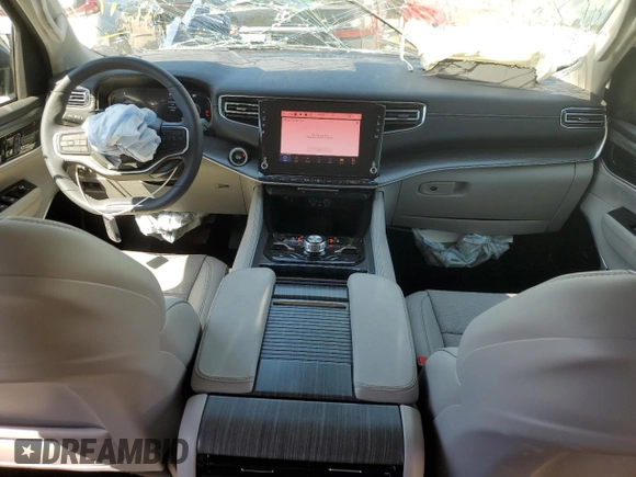 2023 Jeep Wagoneer Series III with VIN 1C4SJSDP3PS573384, listed as a Copart auction lot 58173364 with 5,014 mi miles and Salvage title. Bid and sale history available at DreamBid. Image 8.