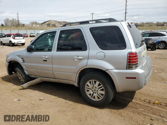 2007 Mercury Mariner Luxury z VIN 4M2YU91117KJ02032, wystawiony jako Copart lot #50418815 z przebiegiem 128 498 mil mil oraz Szkoda całkowita • Salvage title. Historia ofert i sprzedaży dostępna na DreamBid. Obrazek 2.
