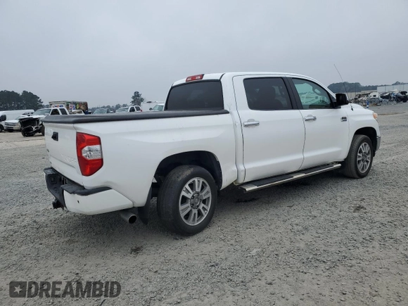 2017 Toyota Tundra Platinum with VIN 5TFAW5F14HX625312, listed as a Copart auction lot 46787695 with 261,194 mi miles and Salvage title. Bid and sale history available at DreamBid. Image 3.