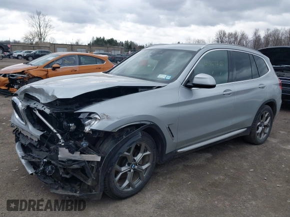 2021 BMW X3 xDrive30i with VIN 5UXTY5C02M9F46381, listed as a IAAI auction lot 41867265 with 32,926 mi miles and . Bid and sale history available at DreamBid. Image 19.