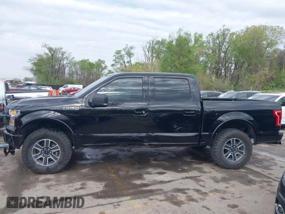 2017 Ford F-150 XL with VIN 1FTEW1EF9HKC54488, listed as a IAAI auction lot 42010877 with 186,860 mi miles. Bid and sale history available at carsss.com. Image 14.