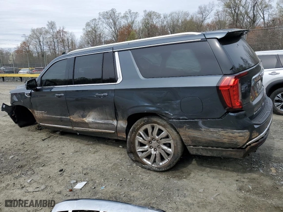 2021 GMC Yukon XL Denali with VIN 1GKS2JKL5MR222488, listed as a Copart auction lot 50611545 with 72,649 mi miles and Salvage Title. Bid and sale history available at carsss.com. Image 2.
