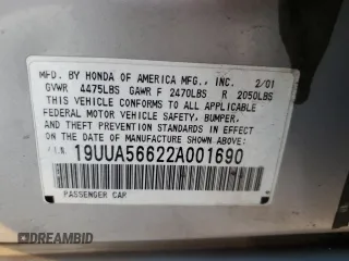 2002 Acura TL with VIN 19UUA56622A001690, listed as a Copart auction lot 71303934 with 158,297 mi miles and Salvage Title. Bid and sale history available at carsss.com. Image 12.