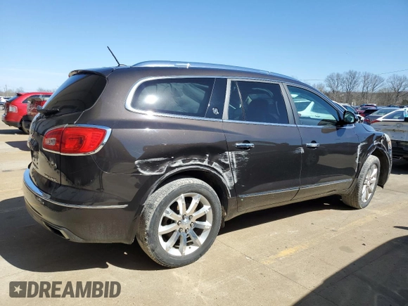 2013 Buick Enclave Premium with VIN 5GAKRDKD6DJ155658, listed as a Copart auction lot 49080105 with 140,370 mi miles and Salvage Title. Bid and sale history available at DreamBid. Image 3.