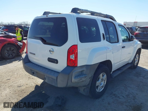 2008 Nissan Xterra S with VIN 5N1AN08U58C521234, listed as a IAAI auction lot 41762347 with 157,728 mi miles and . Bid and sale history available at DreamBid. Image 4.