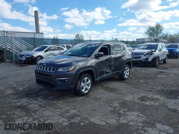 2019 Jeep Compass Latitude z VIN 3C4NJDBB3KT849487, wystawiony jako IAAI lot #41996602 z przebiegiem 45 138 mil mil oraz . Historia ofert i sprzedaży dostępna na DreamBid. Obrazek 17.