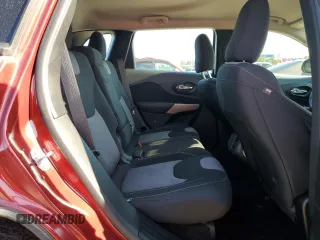 2017 Jeep Cherokee Sport with VIN 1C4PJMAS2HD217704, listed as a Copart auction lot 62503524 with 60,194 mi miles and Salvage Title. Bid and sale history available at carsss.com. Image 12.