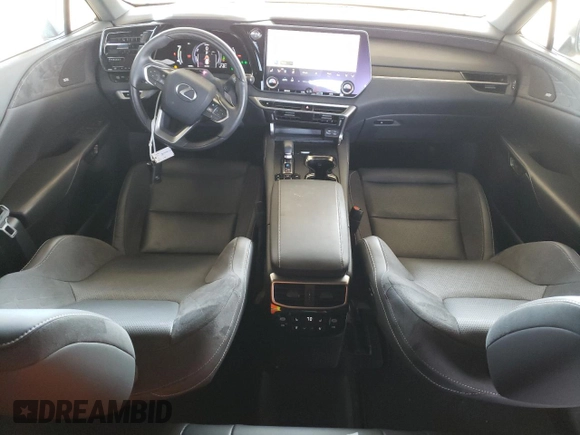 2024 Lexus RX 450h+ Luxury with VIN JTJCJMGA5R2012434, listed as a Copart auction lot 58835645 with 10,905 mi miles and Salvage title. Bid and sale history available at DreamBid. Image 8.