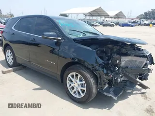 2024 Chevrolet Equinox LT with VIN 3GNAXKEG6RL296103, listed as a IAAI auction lot 42440391 with 12,632 mi miles and . Bid and sale history available at DreamBid. Image 1.