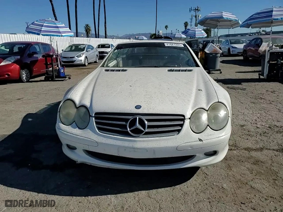 2003 Mercedes-Benz SL-Class with VIN WDBSK75FX3F051305, listed as a Copart auction lot 41687205 with 116,110 mi miles and Salvage Title. Bid and sale history available at carsss.com. Image 11.