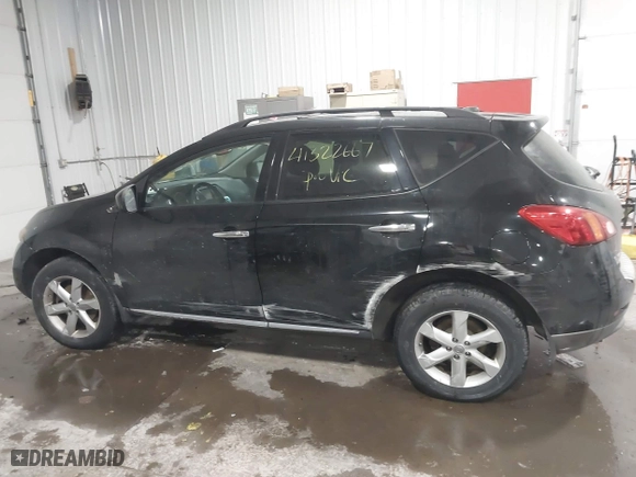 2010 Nissan Murano SL with VIN JN8AZ1MW7AW102476, listed as a IAAI auction lot 41322667 with 0 mi miles. Bid and sale history available at carsss.com. Image 13.