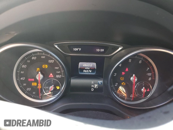 2018 Mercedes-Benz CLA 250 with VIN WDDSJ4EB1JN671338, listed as a Copart auction lot 60686855 with 96,574 mi miles and Salvage title. Bid and sale history available at DreamBid. Image 9.